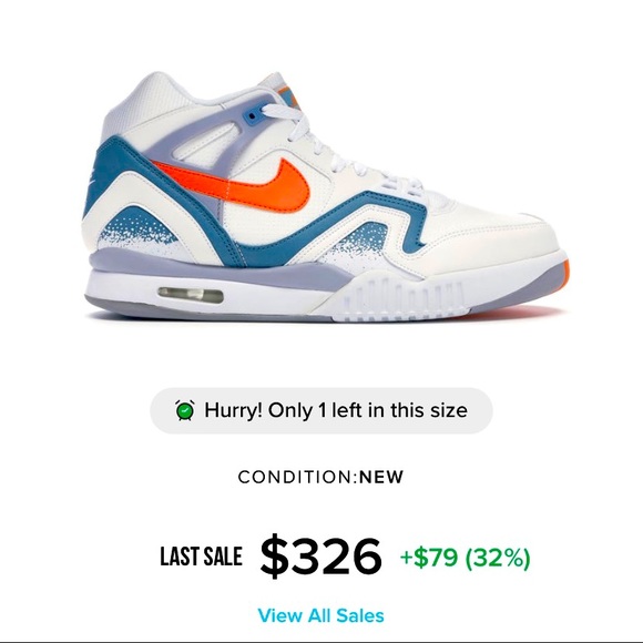 Nike Air Tech Challenge II (Clay Blue x Orange) - Picture 1 of 2